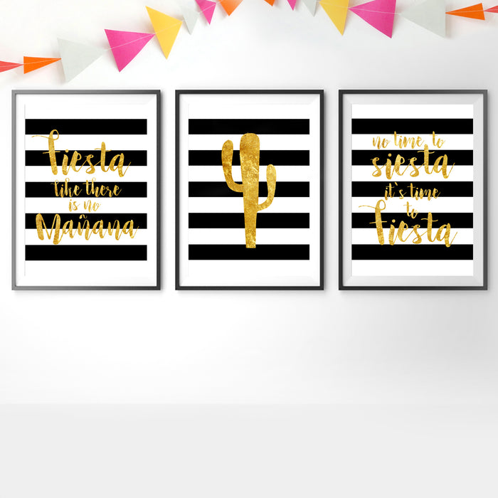 Fiesta Posters Set of Three
