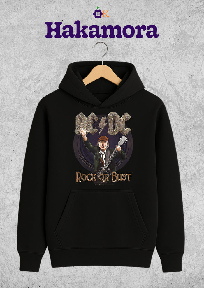 Buso AC/DC Hoodie capotero Rock or Bust