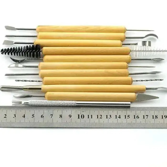 Clay sculpting tool kit clay shaping tools 11pc set pottery tools