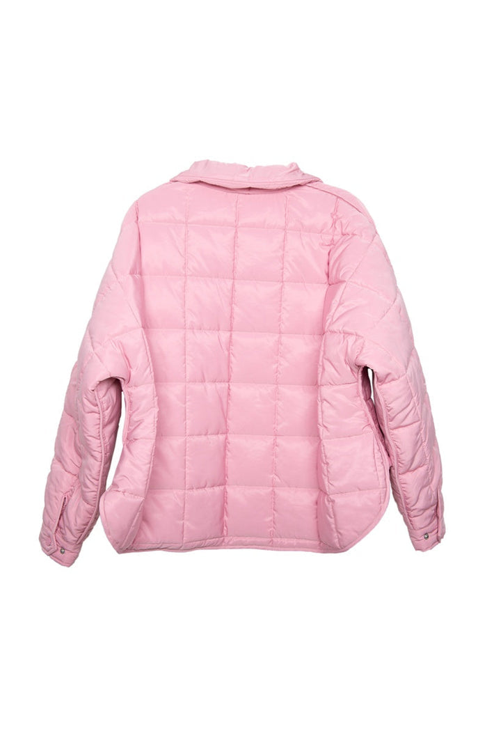 Light Pink Puffer Pullover Jacket // SHIPS IN 1-2 WEEKS