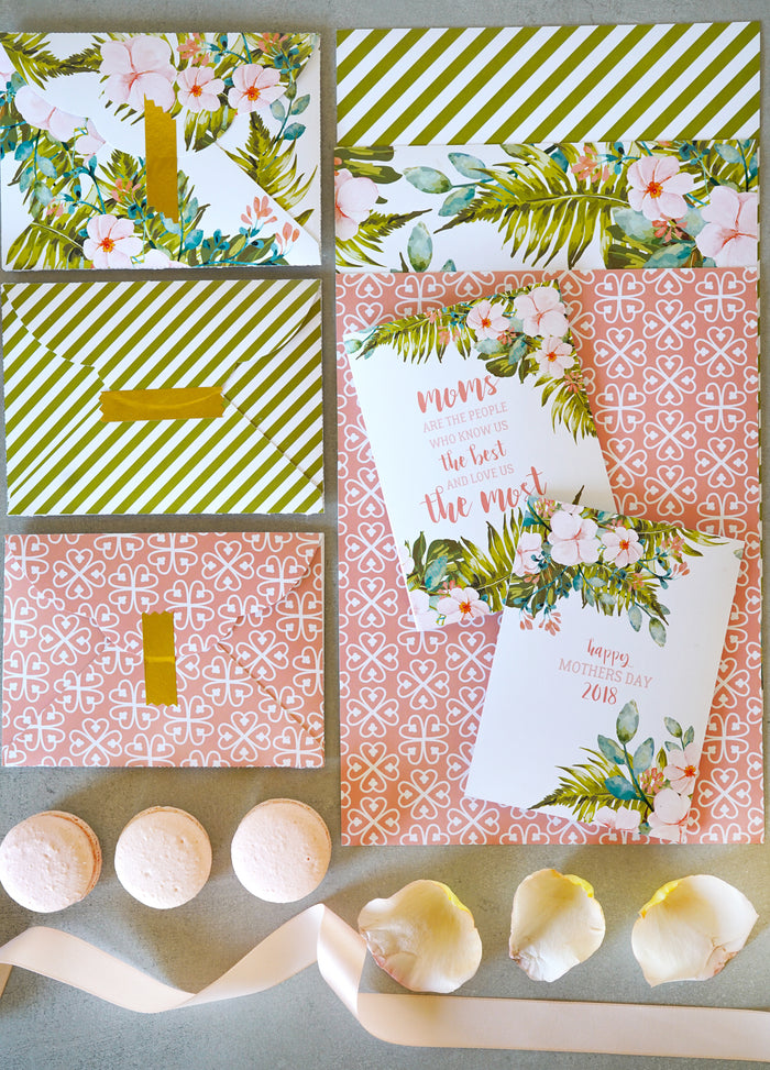 Mother's Day Card and Envelope