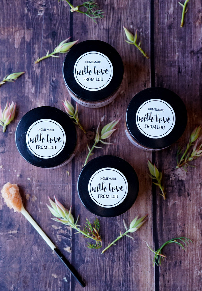 Mothers Day Vanilla Rose Sugar Scrub Labels | Mother's Day Gifts