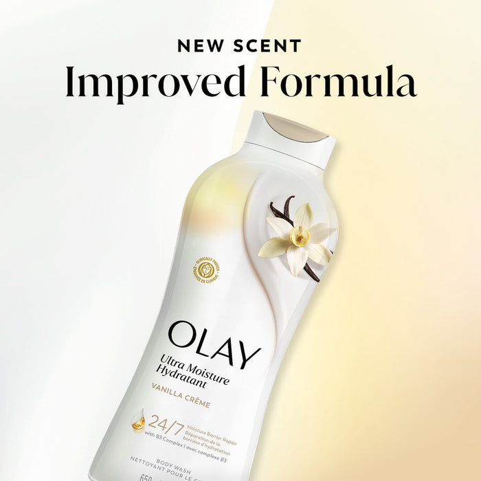 Olay Ultra Moisture Body Wash Vanilla Creme. New scent, improved formula