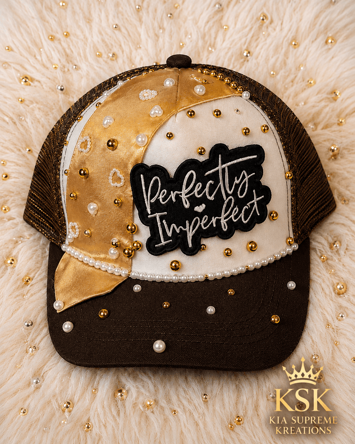 Perfect™ Rhinestone Trucker Hat – Kia Supreme Kreations product image 8