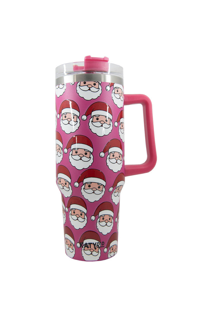 Santa Claus Repeat Holiday 40oz Tumbler // SHIPS IN 1-2 WEEKS