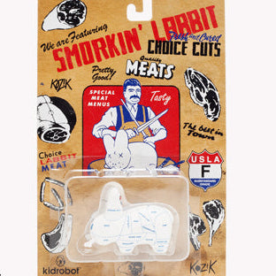 Labbit Smorkin Choice Cuts collectible figure, 2.5-inch vinyl toy with detailed design and expressive features.