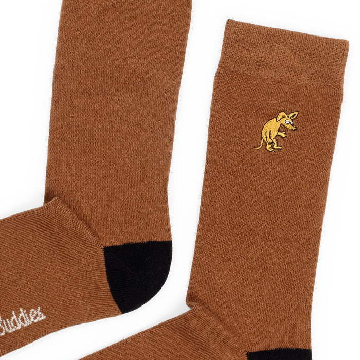 Sniff Wondering Embroidery Men Socks