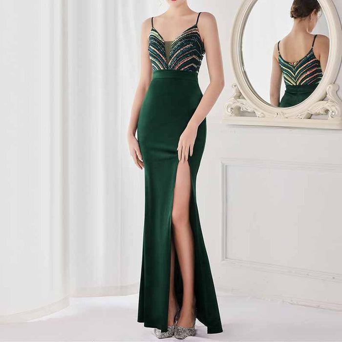 S / Dark green