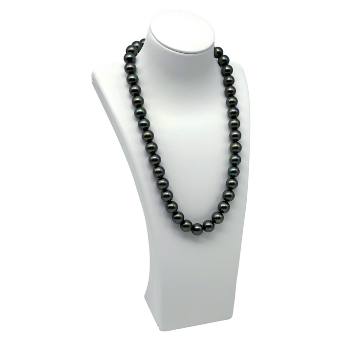 10" White Polypropylene Ultra-Durable Necklace Bust Display