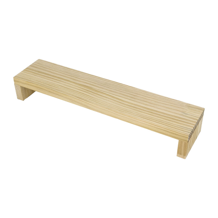 2" x 13.75" Natural Wood Jewelry Display Riser