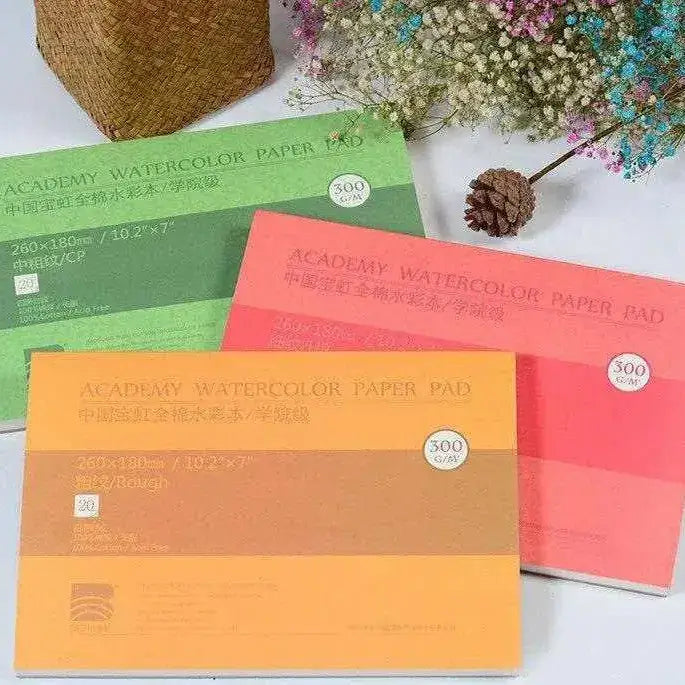 Blank Canvas Watercolor Paper Ink Pad Gift For Artist