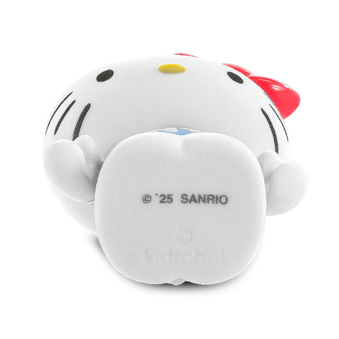 Hello Kitty NYC 3-inch flocked vinyl art figure, limited edition Hello Kitty mini figure by Sesame Street in vibrant NYC design.