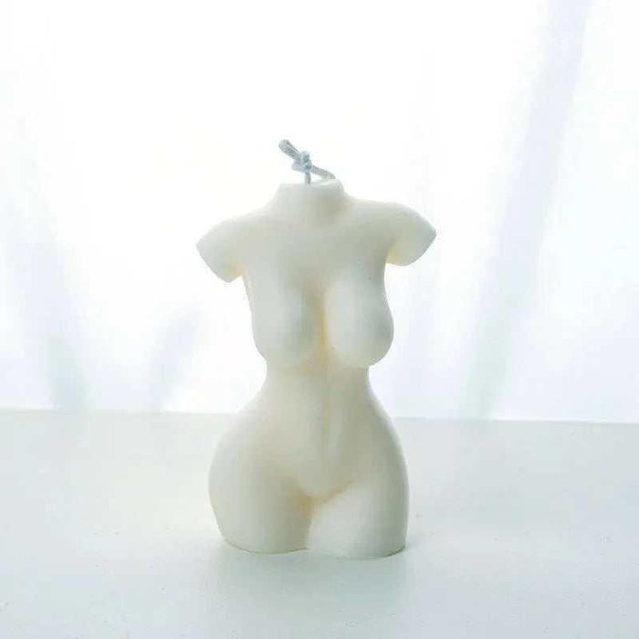 Body torso candle mold for modern decor projects