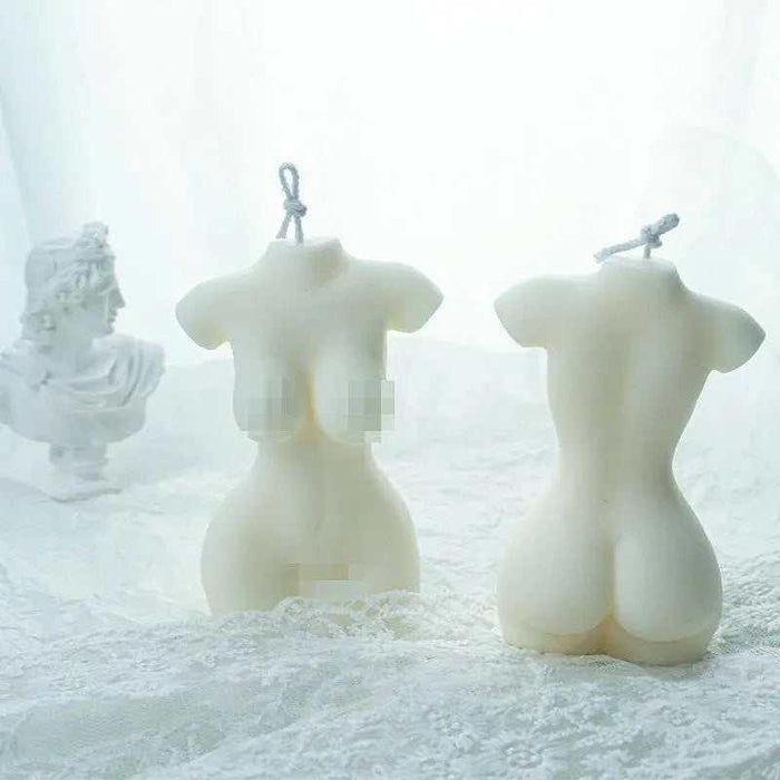 Silicone resin mold for sculptural body art