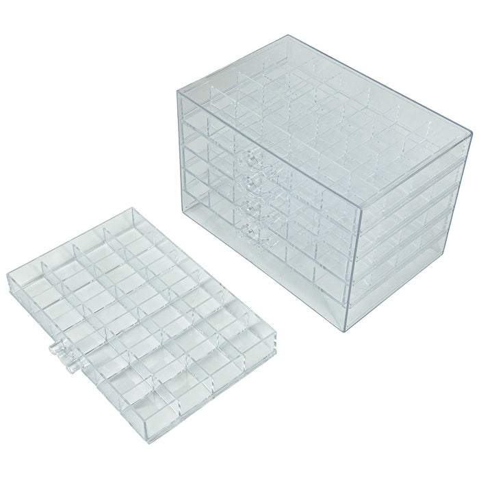 5-Drawer Clear Acrylic Jewelry Storage Box