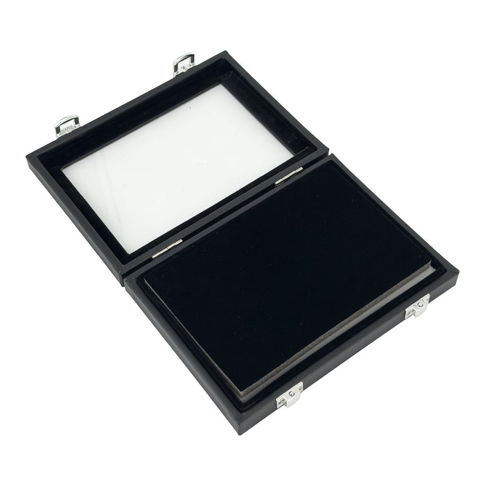 7" x 5" Black Leatherette Display Case with Acrylic Window