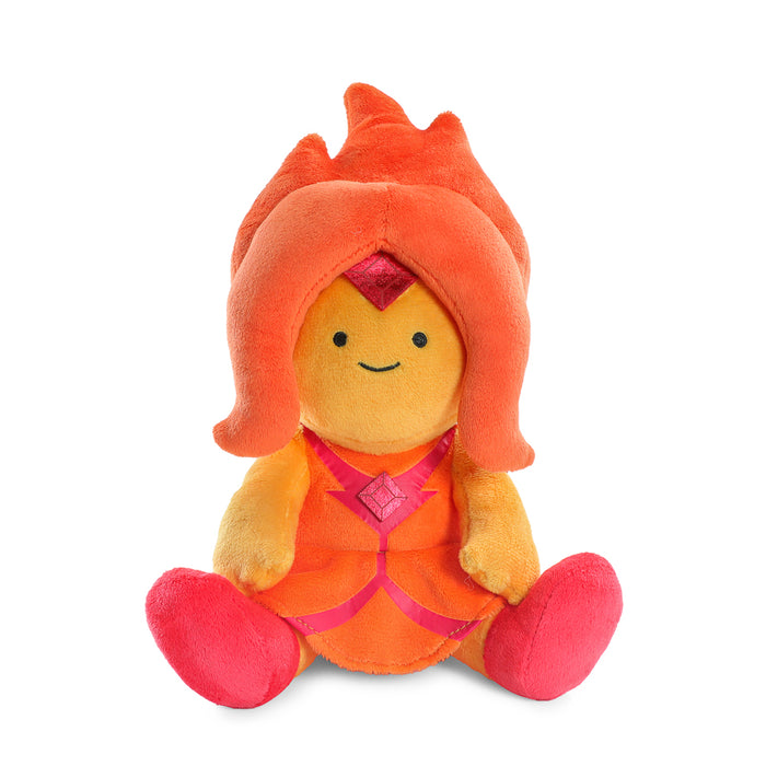 Adventure Time Flame Princess Phunny plush toy, soft and cuddly character from the animated series, with orange hair and fiery details.
