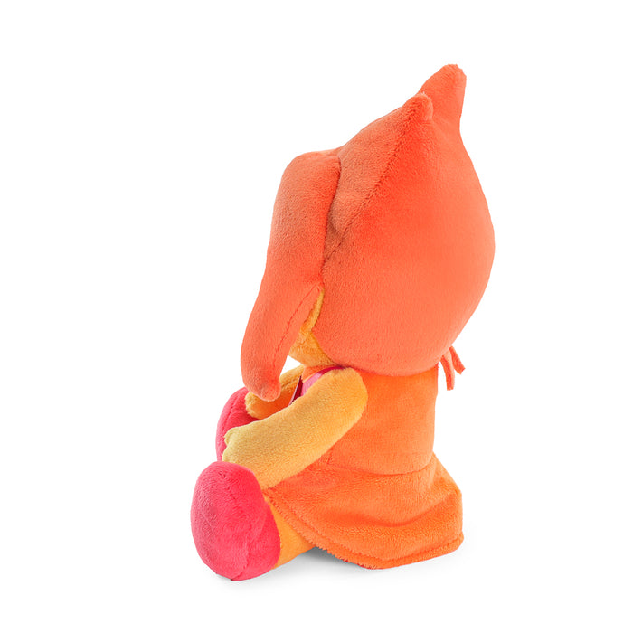 Adventure Time Flame Princess Phunny Plush toy with bright orange hair and fiery details, soft and cuddly character plush.