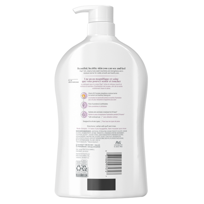 Olay Age Defying Body Wash with Vitamin E, 30 fl oz back