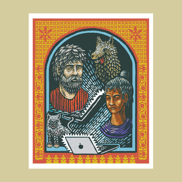 Athens Banner Project: Archival Print of "Untitled" by Maximos Salzman - by Maximos Salzman - K. A. Artist Shop