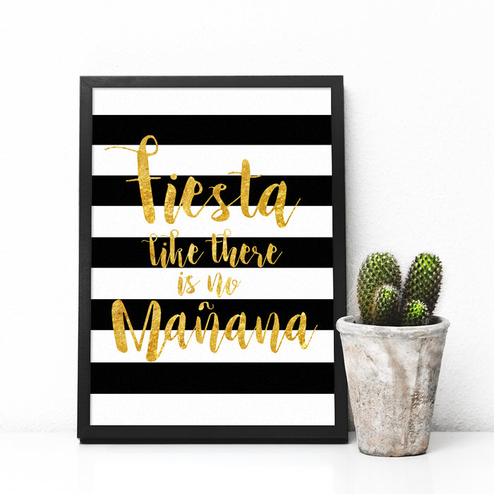 Fiesta Like There is no Manana Poster
