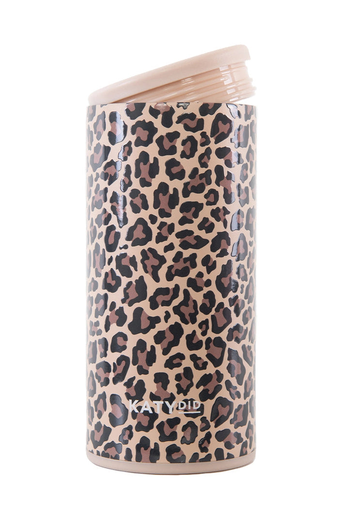 Brown Leopard Slim Can Sleeve // SHIPS IN 1-2 WEEKS