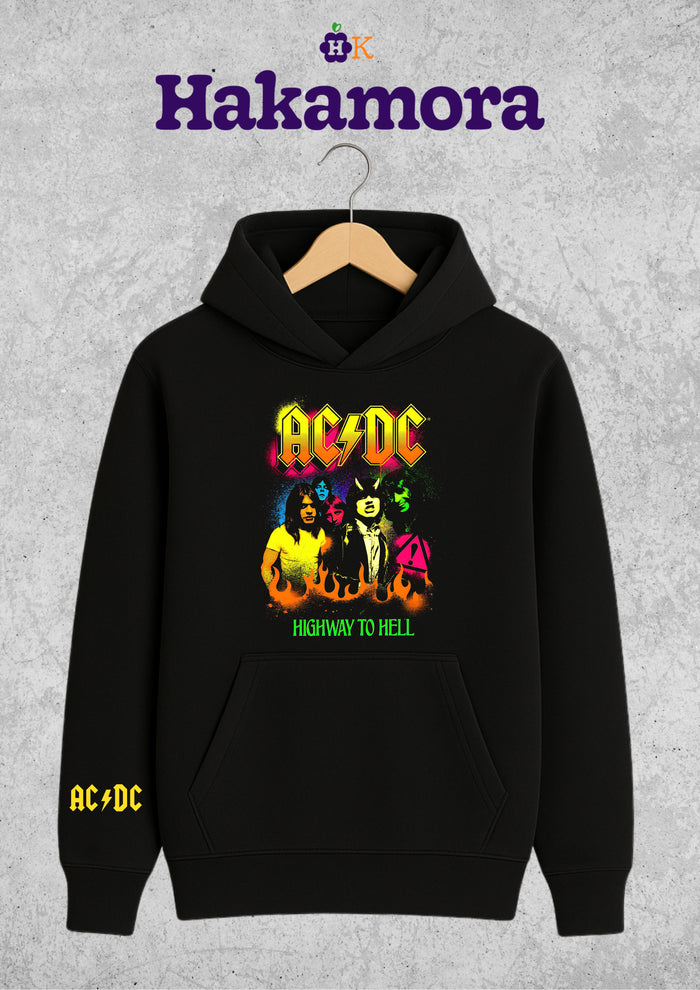 Buso capotero AC/DC Highway to Hell Hoodie Colors