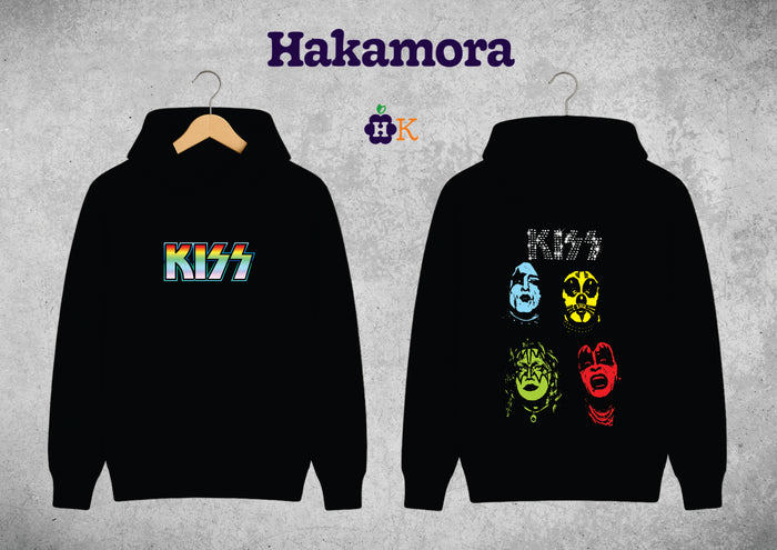 Buso Kiss Hard rock hoodie Negro
