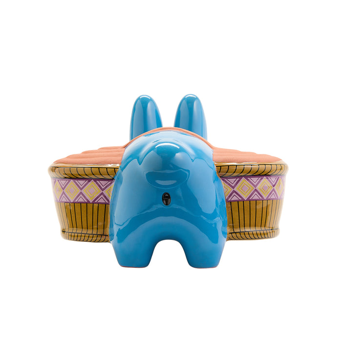 Chia Pet Smorkin’ Labbit Smokin' Cool Blue Edition by Labbit, terracotta Chia Pet with blue accents, limited edition of 800.