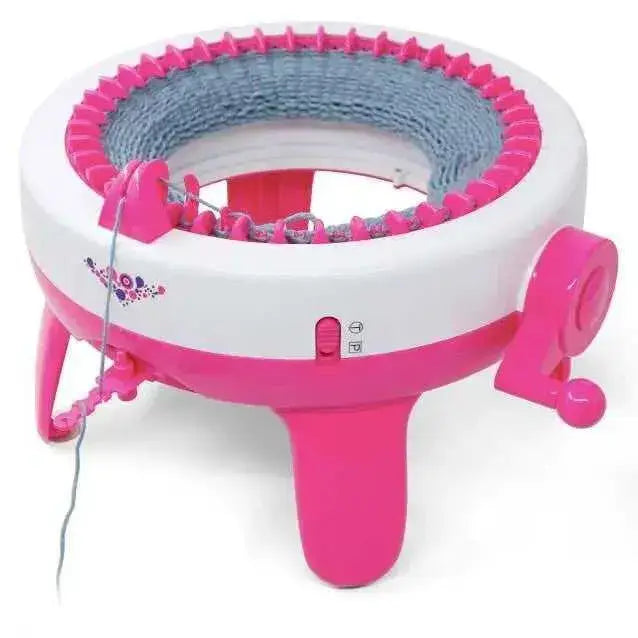 Circular weaving loom kit parts for textile crafts