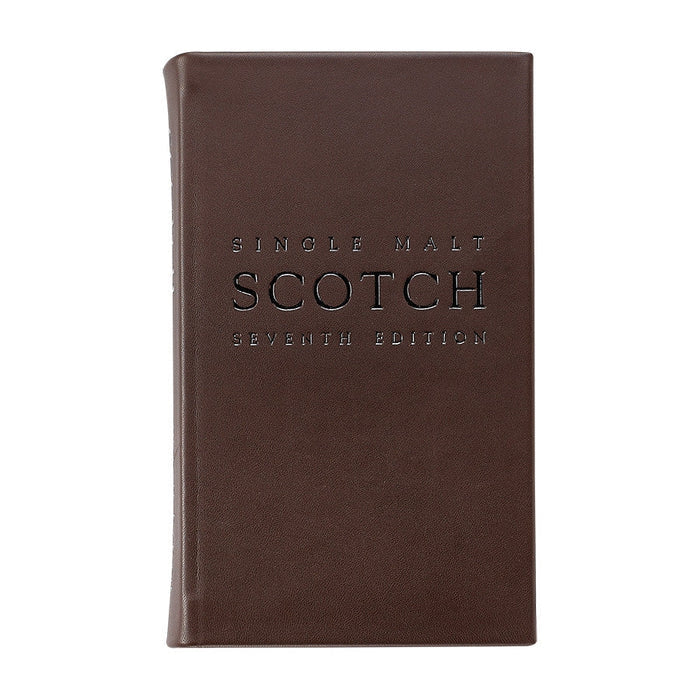 Complete Guide to Single Malt Scotch in Brown Bonded Leather — leather binding and cover design
