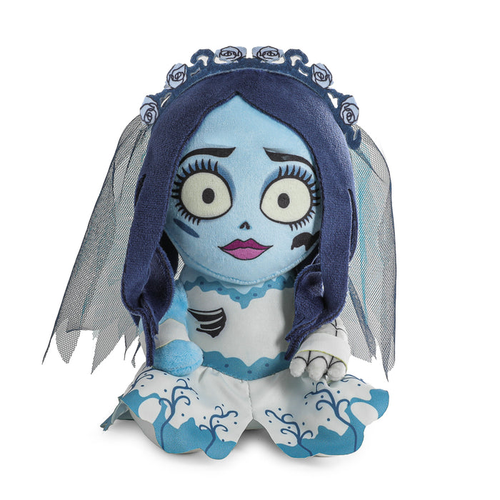 Corpse Bride Emily Phunny plush toy with detailed fabric and stitched features, soft and cuddly collectible from the Corpse Bride series.