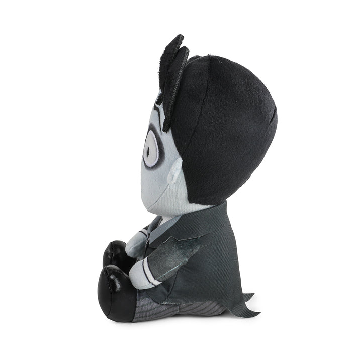 Corpse Bride Victor plush toy from the Phunny Plush collection, featuring detailed embroidery and soft fabric.