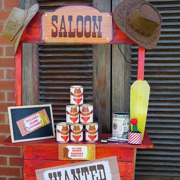 Cowboy Party Ideas Signage
