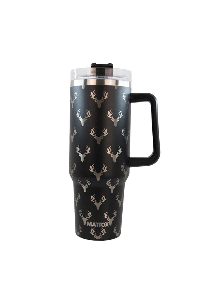 Deer Print 40oz Tumbler // SHIPS IN 1-2 WEEKS