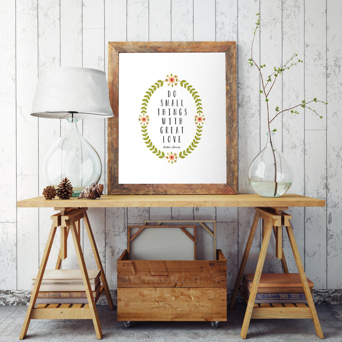 Do Small Things With Great Love Poster