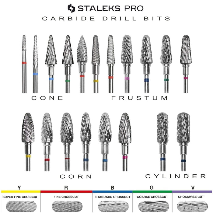 Essential Nail Drill Bits – Set of 8 Staleks
