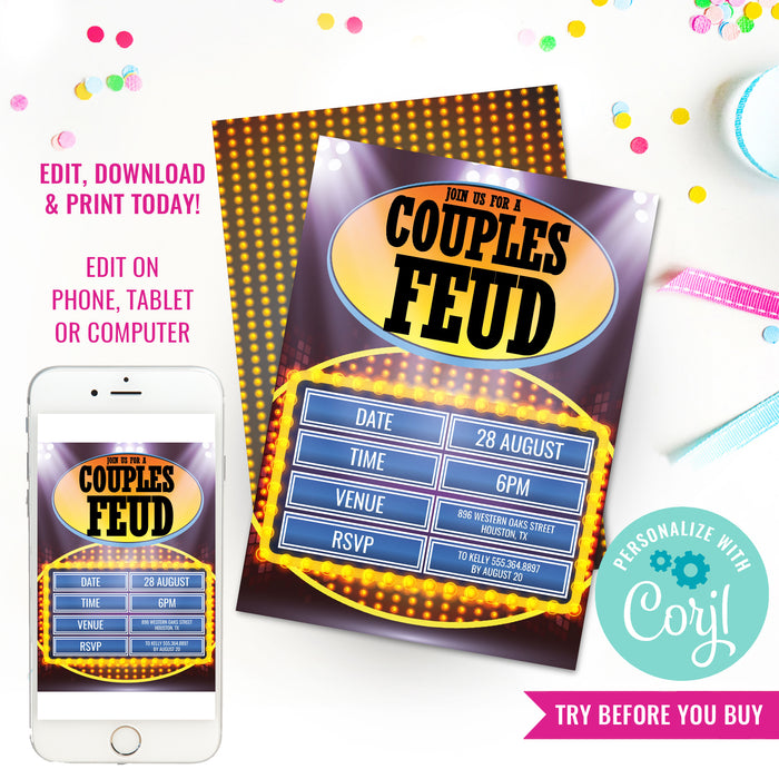 Family Feud Invitation