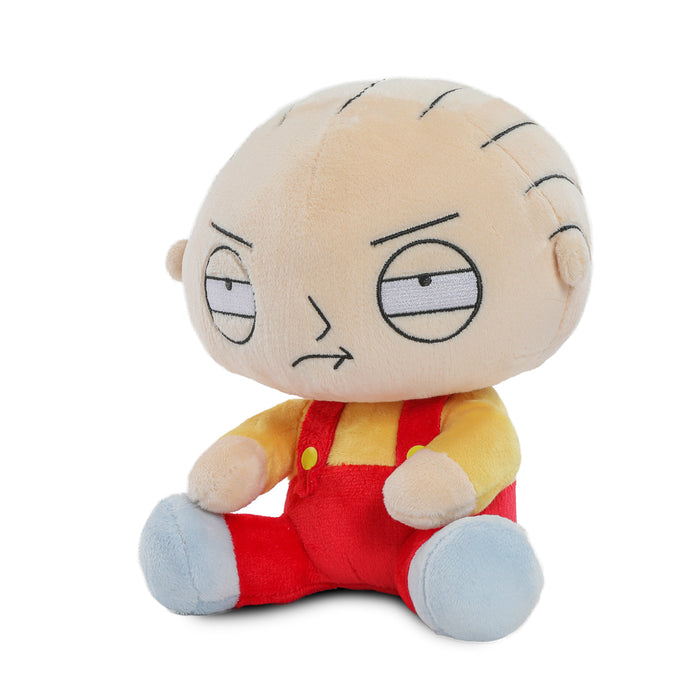 Family Guy Stewie Phunny plush toy featuring soft fabric and detailed character design from the animated series.