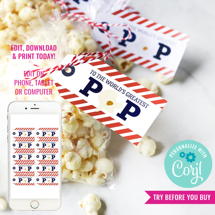Father's Day DIY Card | World's Greats Pop DIY Father's Day Gift