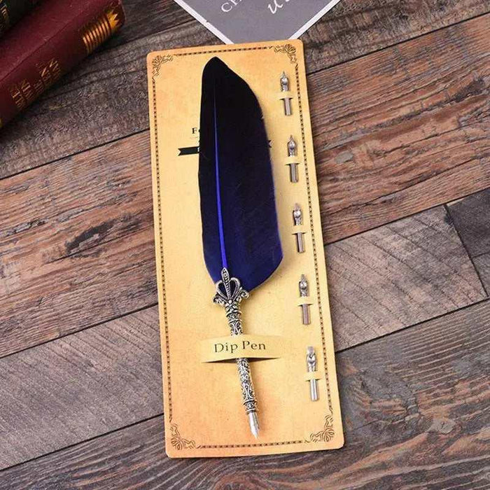 24cm feather calligraphy pen gift set