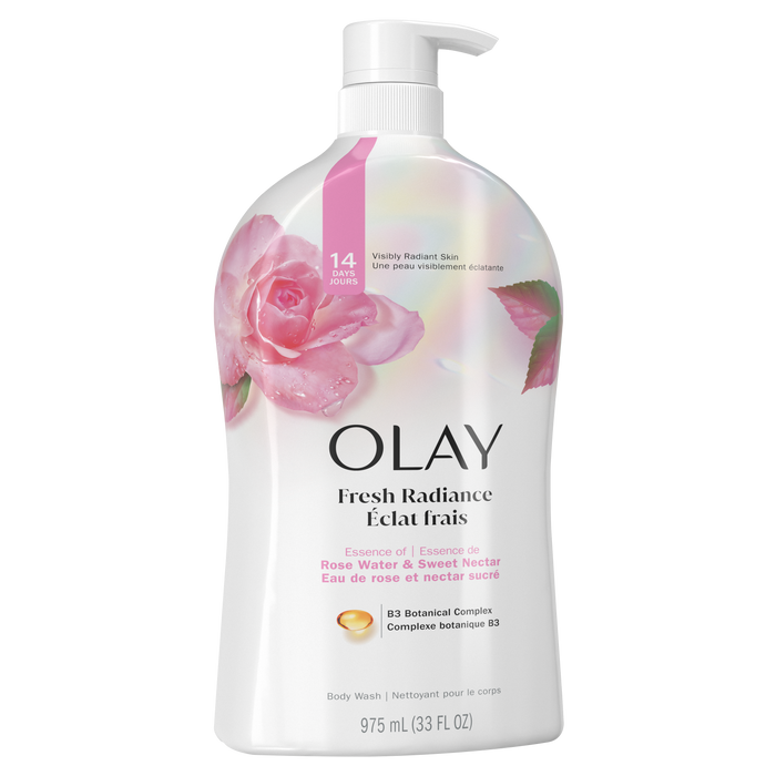 Fresh Outlast Body Wash Rose Water & Sweet Nectar 30 fl oz TILT