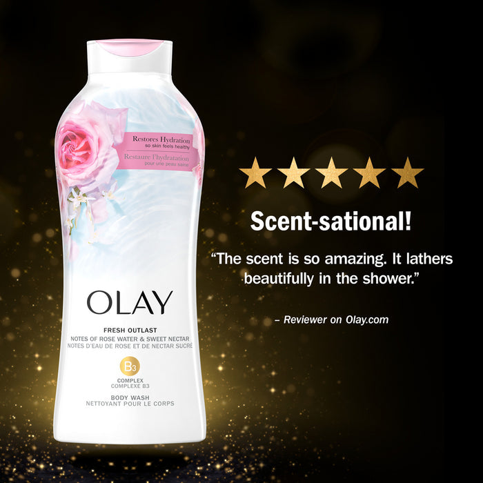 Scent-sational! "The scent is so amazing. It lathers beautifully in the shower" - Reviewer on Olay.com