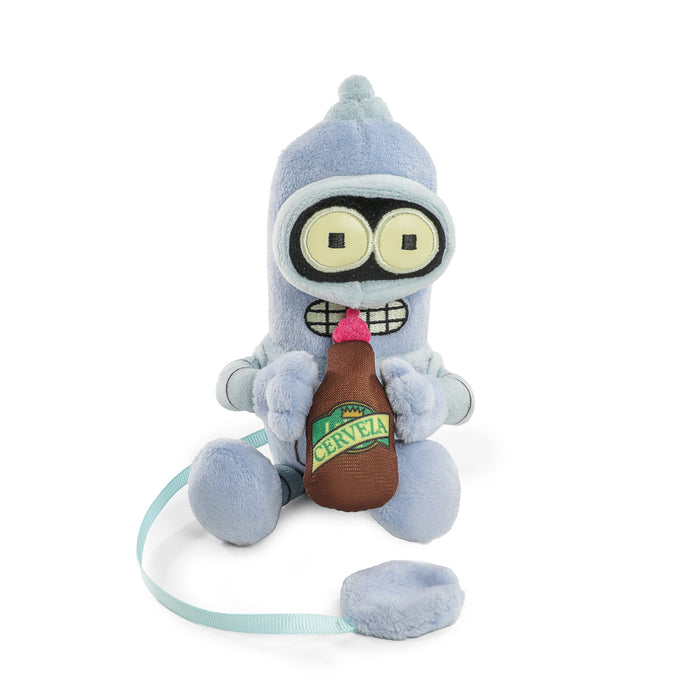 Futurama Baby Bender plush shoulder Phunny toy, soft stuffed character from the animated series, with detailed features and vibrant colors.
