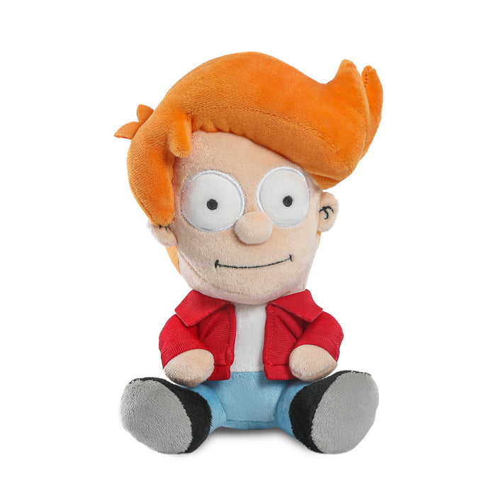 Futurama Fry Phunny plush toy, soft and cuddly character from the animated TV series, featuring Fry's iconic expression.