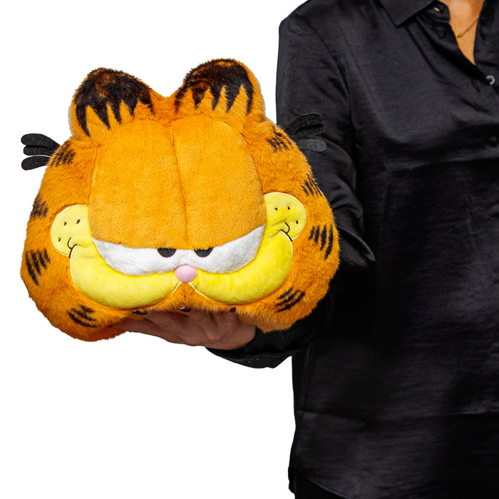 Soft Garfield Phunny Bedhead plush toy, 10-inch Garfield character with orange fur, wide eyes, and a playful expression.