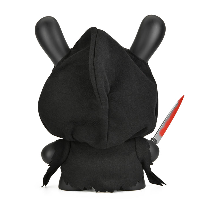 Ghost Face 8-inch Dunny vinyl art figure with aged mask design, limited edition collectible by Ghost Face.