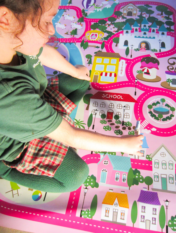 Girls Activity Mat Game | Village Activity Mat for Playtime