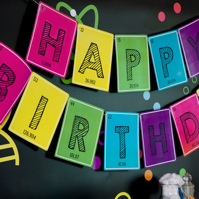 Science Party for Girls Banner