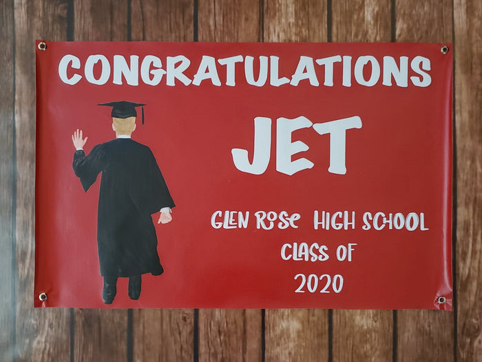 Graduation Banner - T2 Blanks 4 You